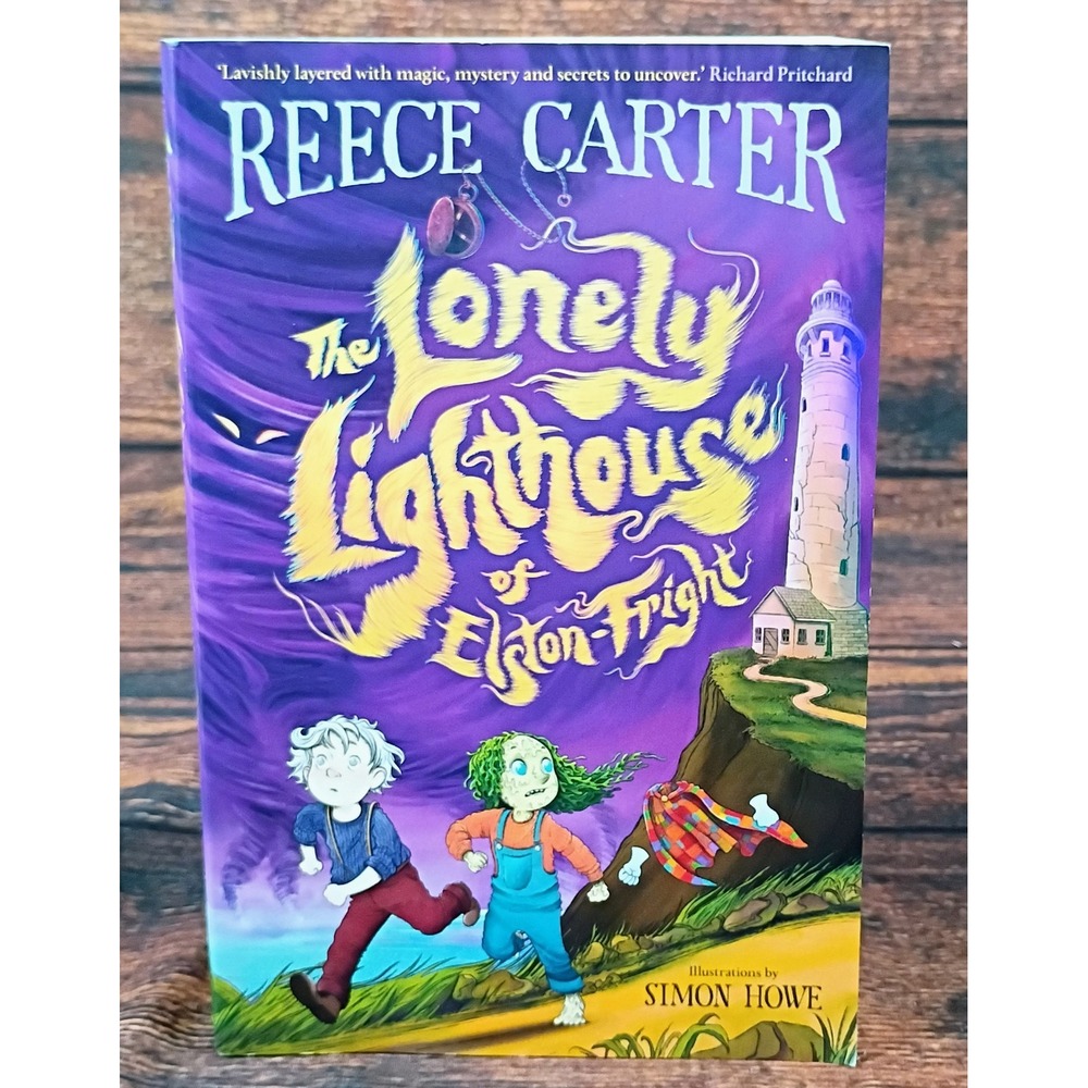 The Lonely Lighthouse of Elston-Fright Reece Carter Paperback Simon Howe Illust.